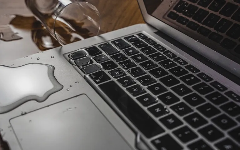 Water damaged Apple device repair service - liquid damage treatment and recovery for iPhone, iPad, MacBook, and Apple devices